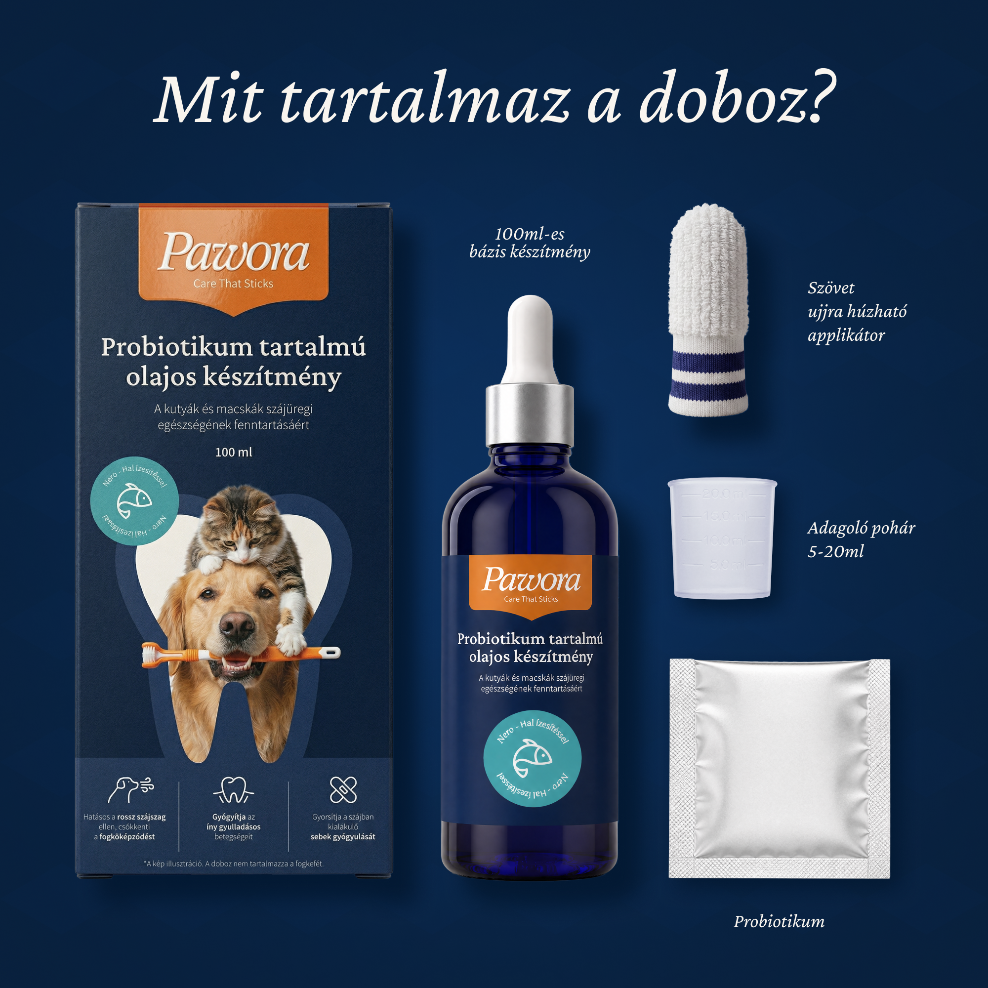 Pawora™ szájüregi ápoló olaj (100 ml)