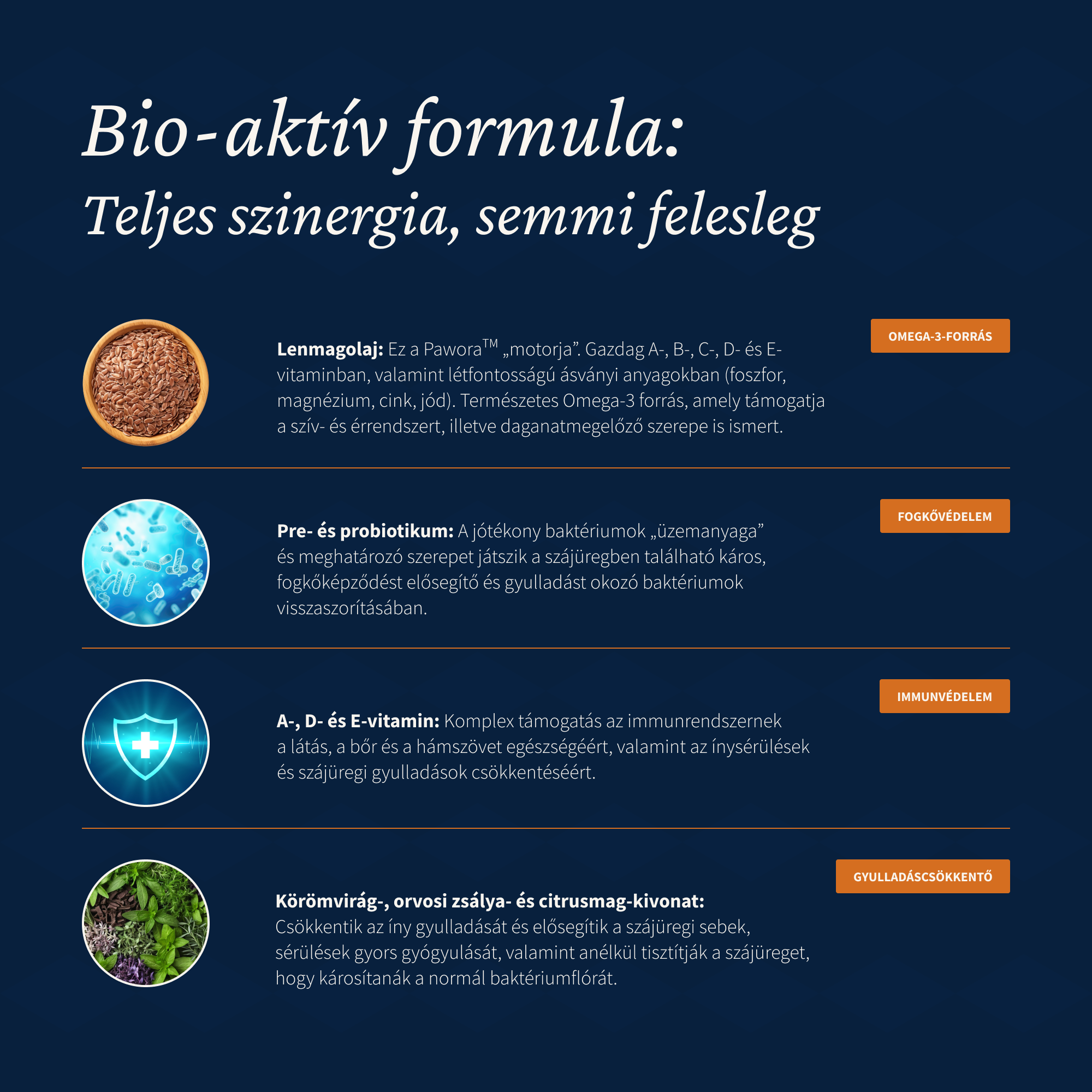 Pawora™ szájüregi ápoló olaj (100 ml)